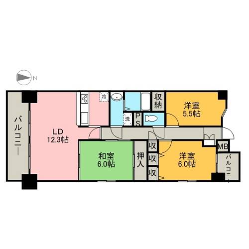 ユーハウス新栄西館 間取り