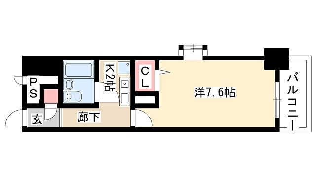 愛知県名古屋市中村区亀島２丁目 間取り