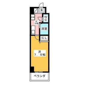 愛知県名古屋市中区栄５丁目 間取り