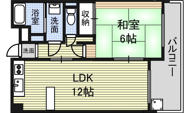 愛知県名古屋市中川区前並町 間取り