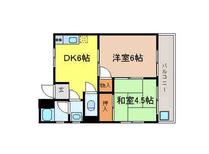 愛知県名古屋市中川区中郷３丁目 間取り