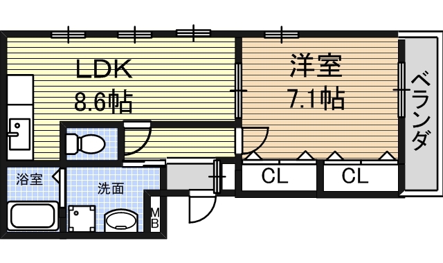 愛知県名古屋市中村区太閤２丁目 間取り