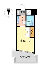 愛知県名古屋市中村区則武２丁目 間取り