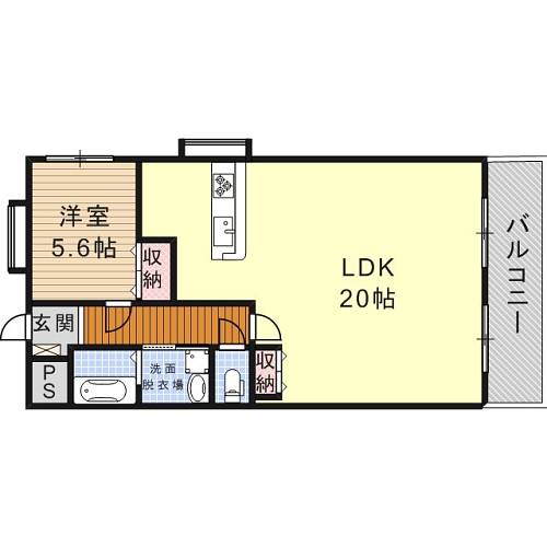 愛知県名古屋市中川区打中１丁目 間取り