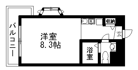 愛知県名古屋市中区新栄１丁目 間取り