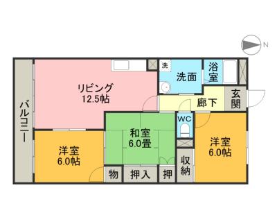 エスポアパレス 間取り