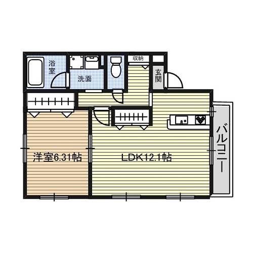 愛知県名古屋市中川区中郷１丁目 間取り