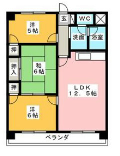 愛知県名古屋市中村区宿跡町３丁目 間取り