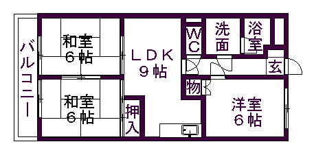 愛知県名古屋市中村区横井２丁目 間取り