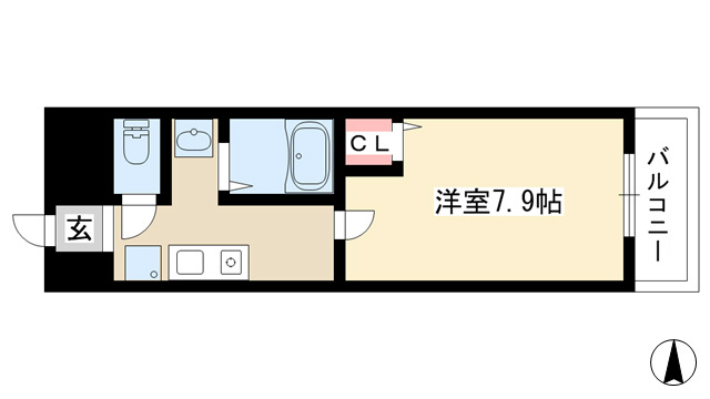 愛知県名古屋市千種区若水３丁目 間取り