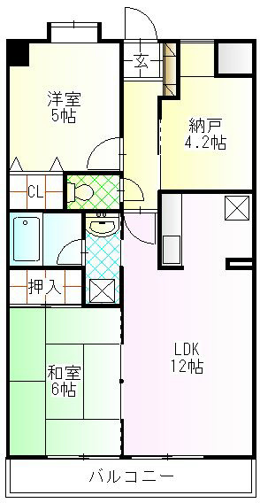 It's トレビアン 302号室 間取り