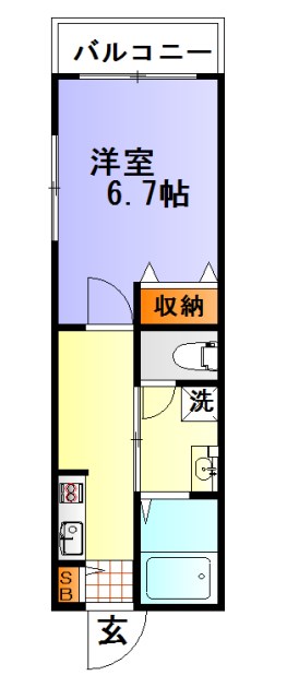 コモド三春 間取り図