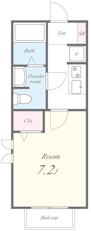 ﾒﾃﾞｨｵｸﾚｽﾄA 間取り図