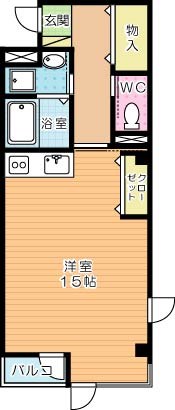 エトワール・ド・ヒサノ 301号室 間取り