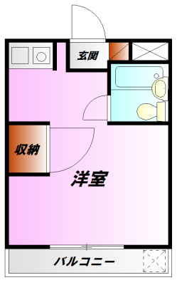メゾン幸田門 302号室 間取り