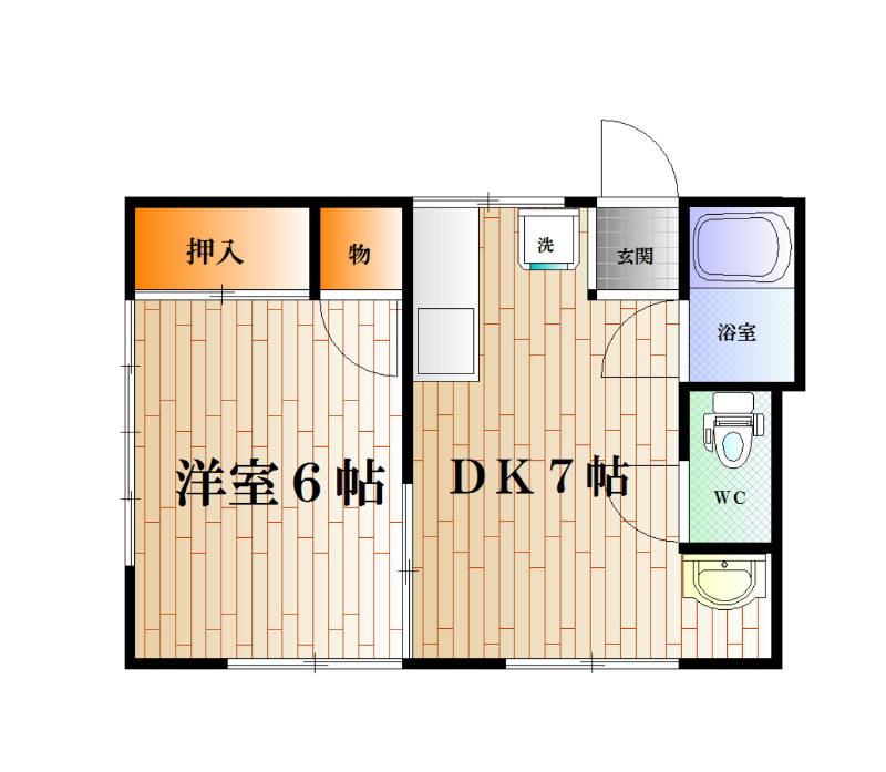 足立荘 間取り図