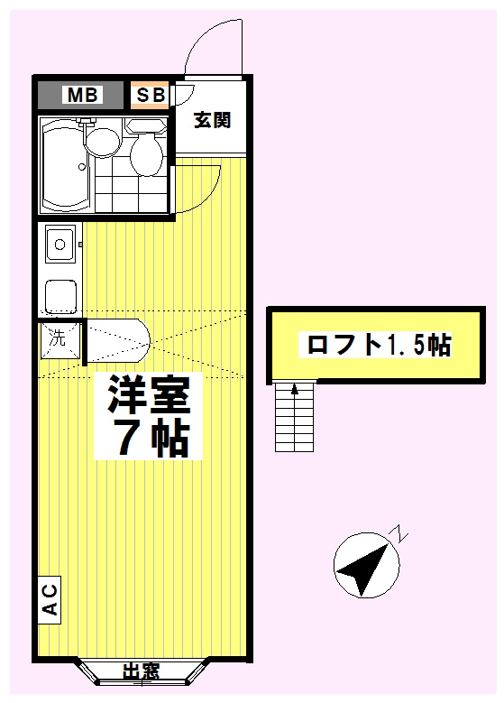 ベルピア増尾台1-1 203号室 間取り