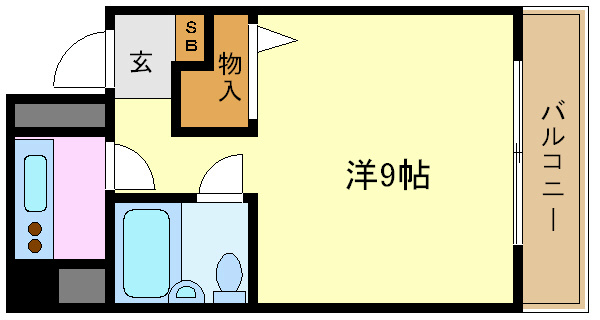 愛知県名古屋市中区新栄２丁目 間取り
