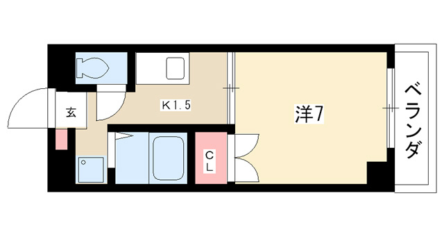 愛知県名古屋市中区橘１丁目 間取り