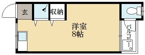 プランドール一乗寺 間取り