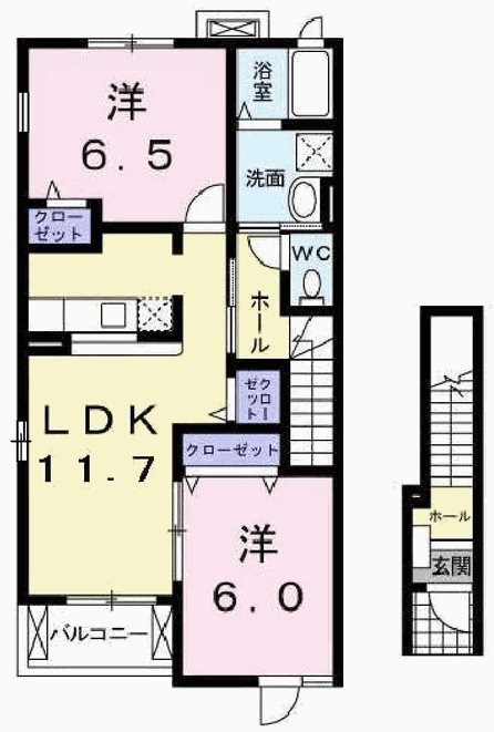 ヴァンシェルスクエア 間取り図