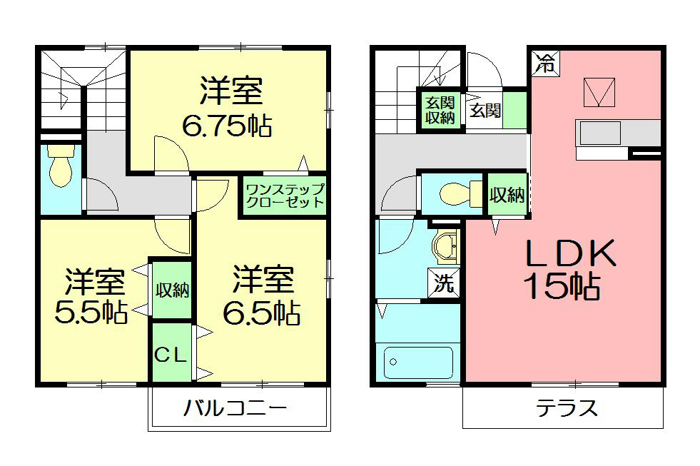 クレールN 102号室 間取り