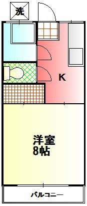 コーポ清水 間取り図