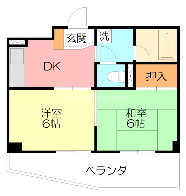 高橋第一ビル 301号室 間取り