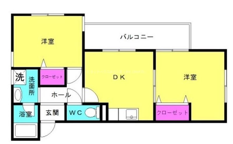 光ハイツ 間取り図
