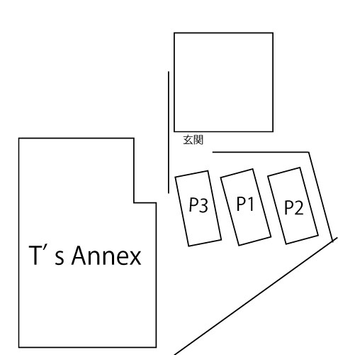 T's Annex駐車場 間取り
