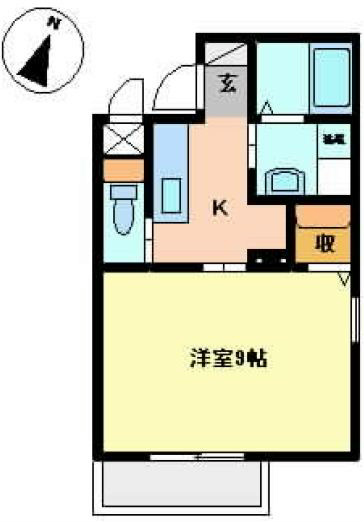 グランエスポワール  303号室 間取り