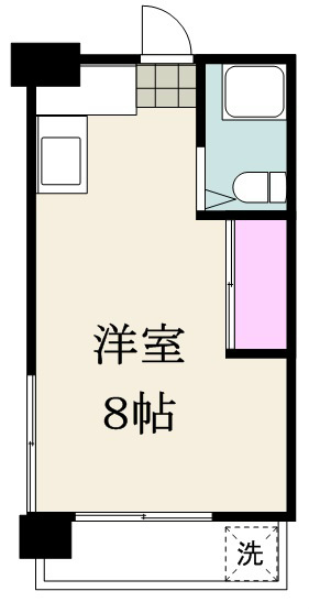 メゾンドール新宿 402号室 間取り