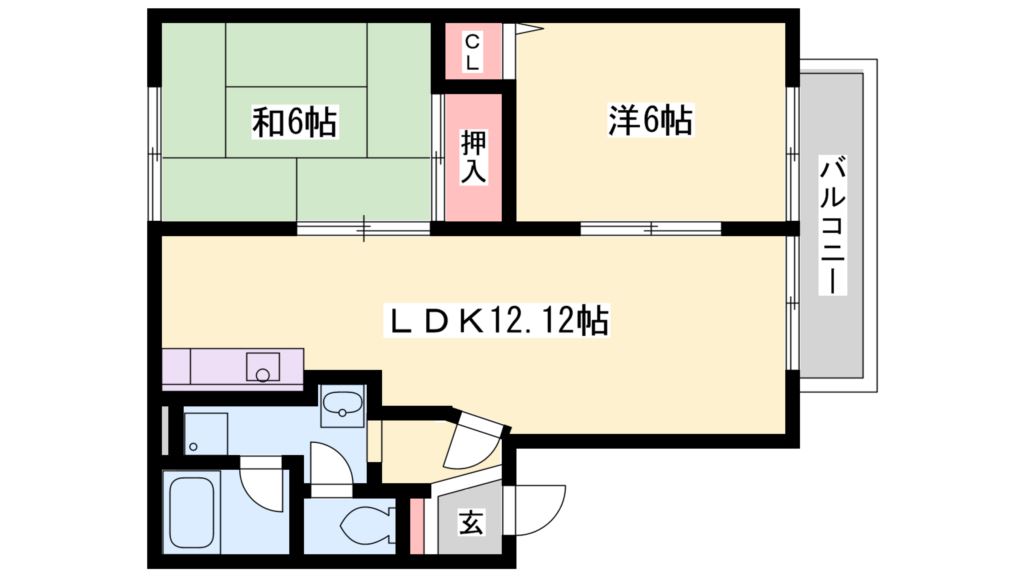 プリミエール一色Ⅱ 間取り図
