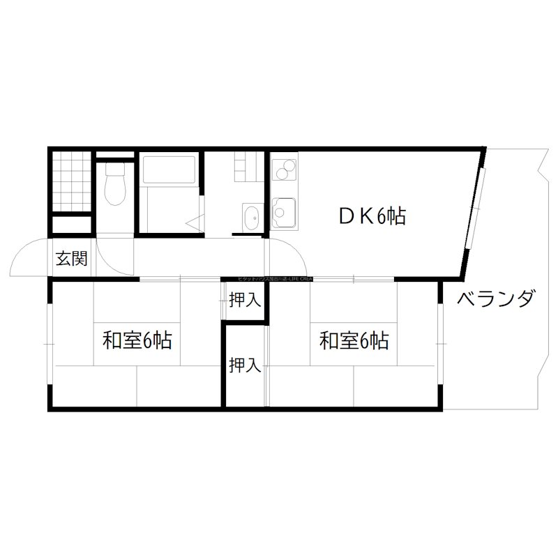 ハイムマツモト 間取り図