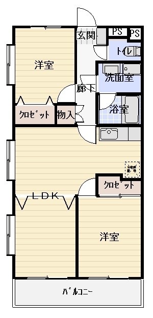 グランクールⅠ 間取り