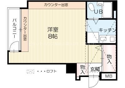 宝殿ヤングパレス2 間取り図