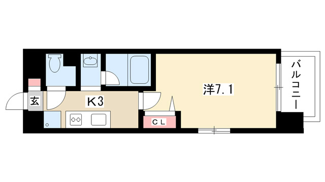 愛知県名古屋市中川区高畑１丁目 間取り