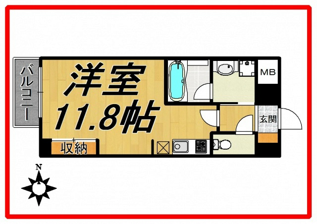 愛知県名古屋市中区千代田５丁目 間取り
