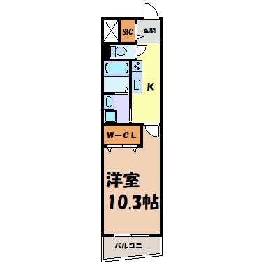 Ｎ ａｐａｒｔｍｅｎｔ 間取り図
