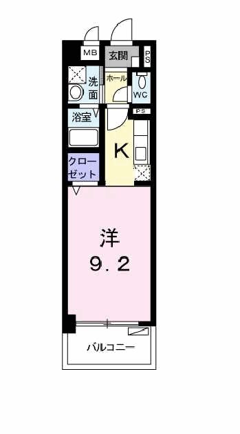 コンフォート　本町 間取り図