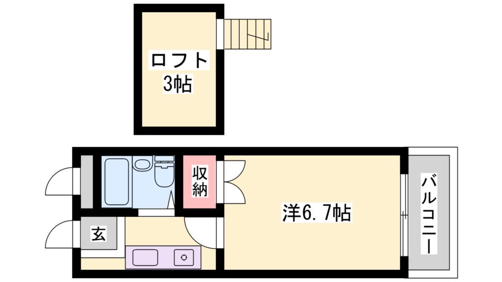 あさひハイツ 間取り図