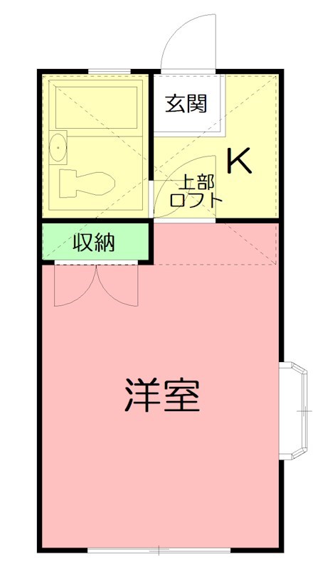 ＲＡＲＡ伊勢原 105号室 間取り