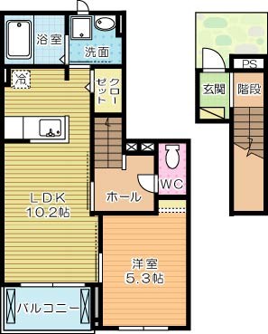 ハーモニーガーデン小文字Ⅰ 間取り図