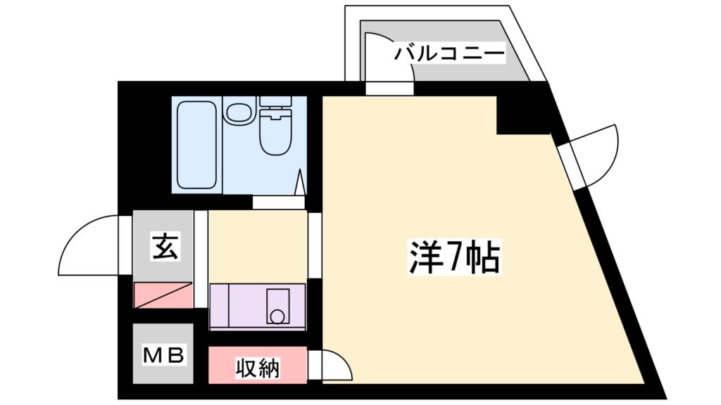 シャトークレール 間取り図