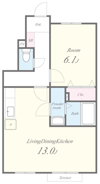 メゾン ド フルール 間取り図