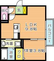 カズコート　A 間取り図