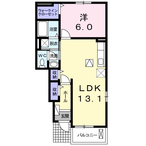 フリーデ・Ｋ 間取り図