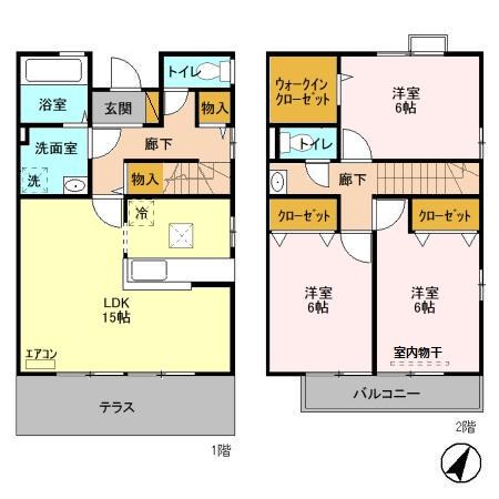 101号室 間取り