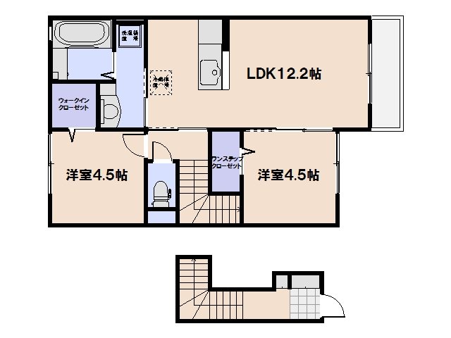 Sunny Flat YASUDAⅡ 間取り