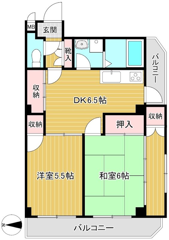 ファミーユ豊玉 間取り図